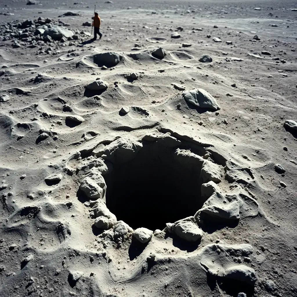 'A rocket crashed into the moon': New images reveal lunar impact site