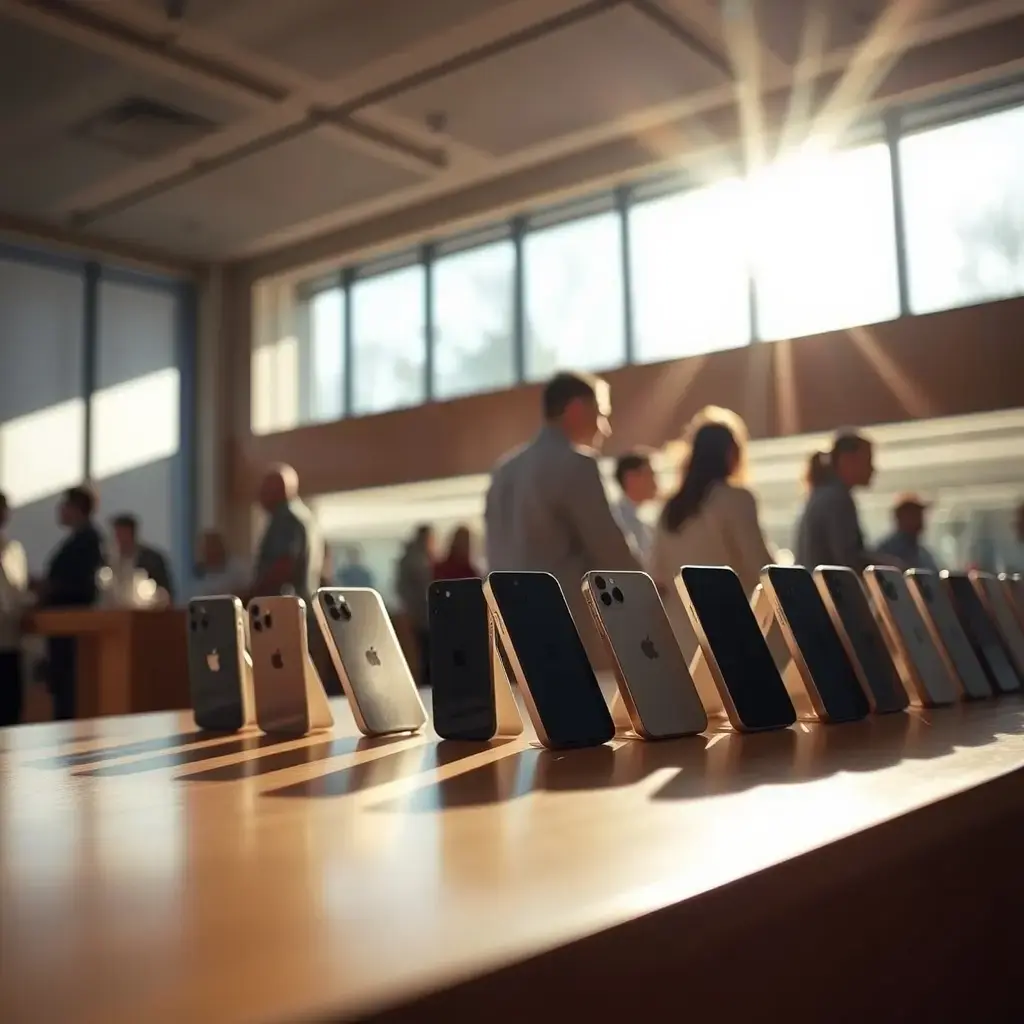 How Apple Stores Personalize iPhone Startup Screens with Your Name