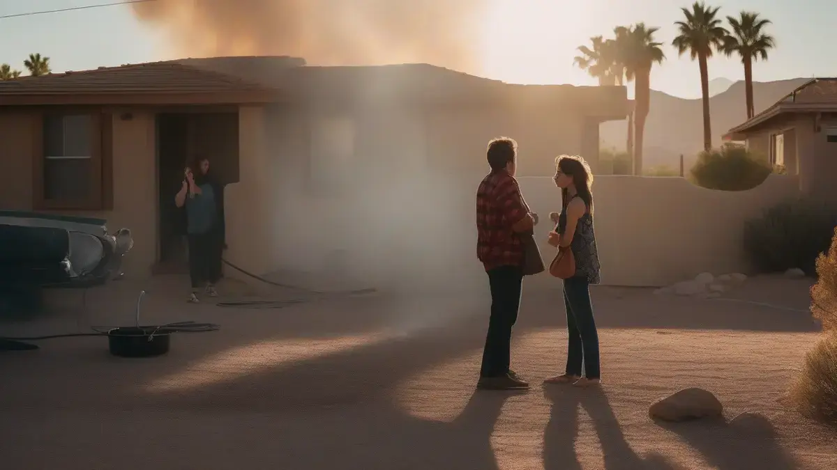 Mystery stranger saves Las Vegas family from house fire