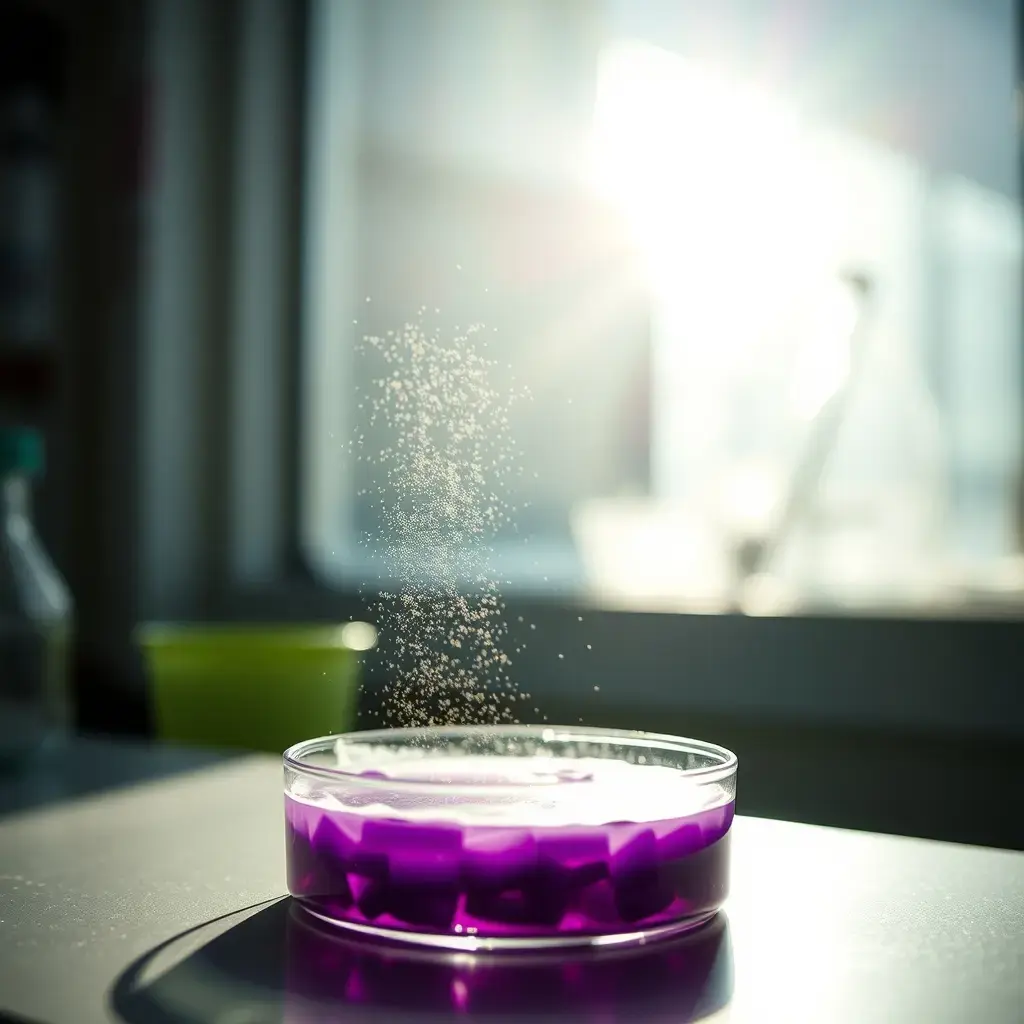 'Purple Membrane' of Bacteria Inspires Hybrid Material to Make Disinfectant from Sunlight