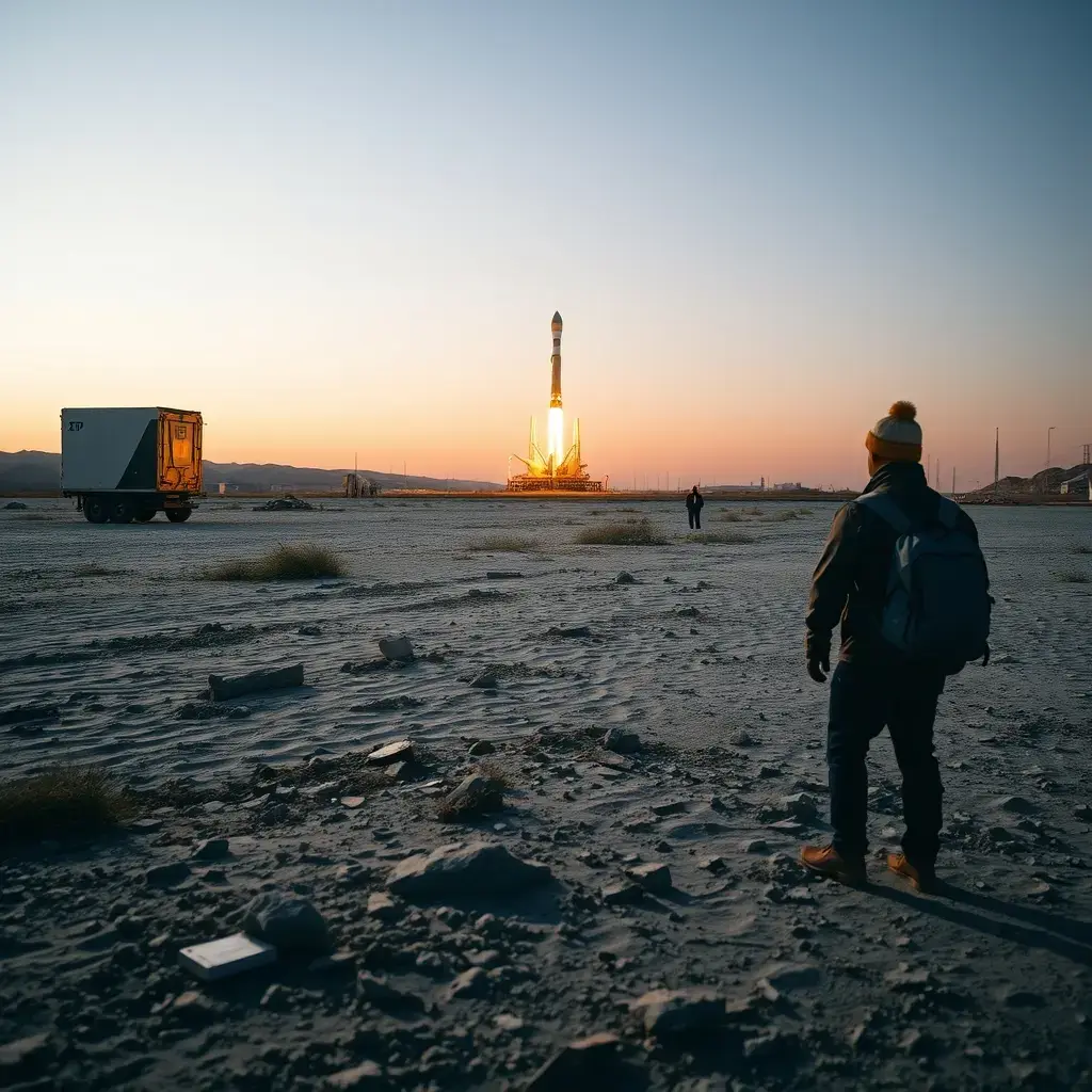What happens when a rocket crashes on the Moon?